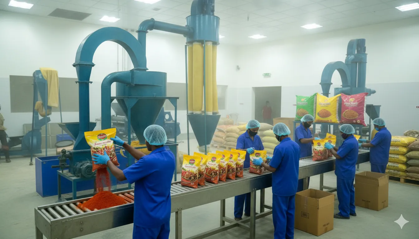 Spice Processing Machine